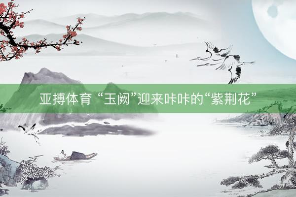 亚搏体育 “玉阙”迎来咔咔的“紫荆花”